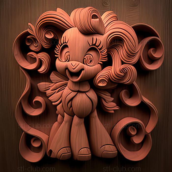 3D model st Pinkie Pie from My Little Pony Friendship is a miracle (STL)